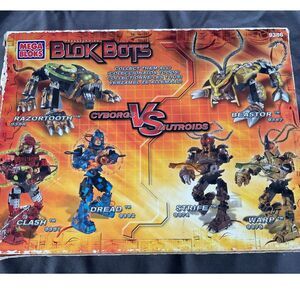 Vintage 2003 Mega Bloks Transforming Blok Bots